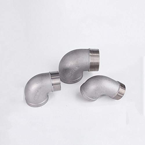 Coude 90 femelle mâle 1/8 BSPT inox 304 raccord fileté tuyauterie eau - 4