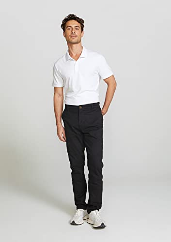 Calça Em Sarja Masculina Chino Preto 038