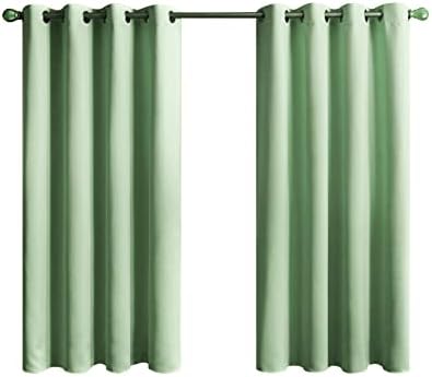Topfinel Blackout Thermal Curtains for Living Room Bedroom,Mustard Soundproof Eyelet Curtains,Ultra Soft Extra long Window Treatments,46x54inch/117x137cm,2 Panels