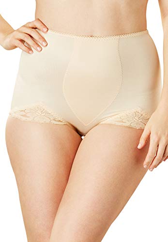 Rago Women's Panty V Leg, Beige, X-Large (32)