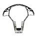 Bevinsee Steering Wheel Decoration Cover Trim Compatible with Mercedes Benz C-CLASS W204 C63 E-CLASS W212 E63 E-CLASS W207 E63 CLA-CLASS W117 CLA45 C218 CLS-Class Coupe 2012-2014