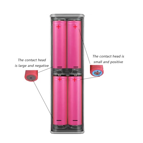 Kit PowerBanks desmontable 18650 con protecciones para viaje miniatura 5