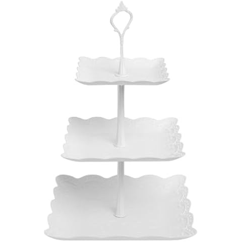 3 Tier White Cake Display Stand by SZJYG Cover