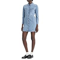 Levi's Flynn Western Core Dress Med Indigo-Worn IN, Ringing Bells 2, M para Mujer