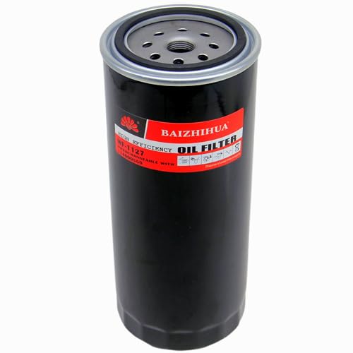BAIZHIHUA 114000550 Premium (5 Micron) High-Efficiency Oil Filter Replace 114000555, 114000560 Compatible with PPE 2001-2019 Chevy/GM 6.6L Duramax LB7 LLY LBZ LMM LML L5P Diesel (Pack of 1)