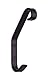 Smedbo B053 Large Coat and Hat Hook, Black Wrought Iron