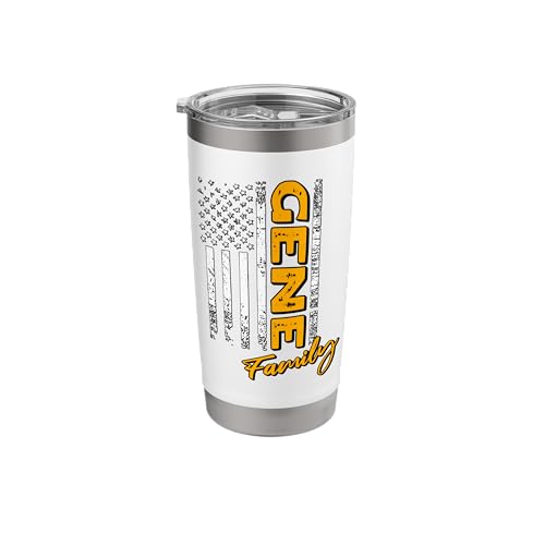Gene Surname American Gene Last Name Gene Stainless Steel Insulated Tumbler