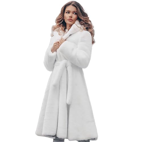 Manteau long en polaire femme anti-froid coupe fine et légère