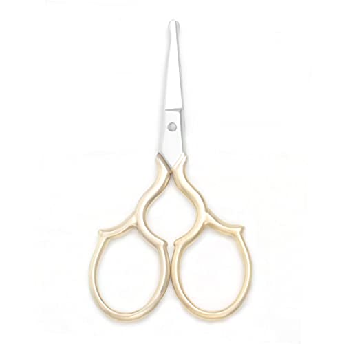Yutoner Embroidery Scissors - Stainless Steel Sharp Sewing Shears For Diy Craft, Art Work, Needlework, Cross Stitch (Gold Safety - 3.7 Inch) #TOP2