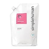 Simplehuman Geranium Moisturizing Liquid Hand Soap Refill Pouch, Pink, 34 Fl Oz