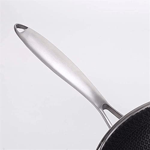 Wok de acero inoxidable antiadherente 34 cm miniatura 6