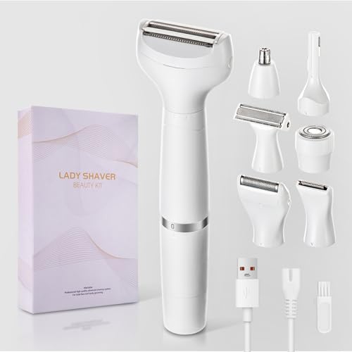 Rasoir facial indolore et rasoir de bikini pour femme électrique jambes et aisselles