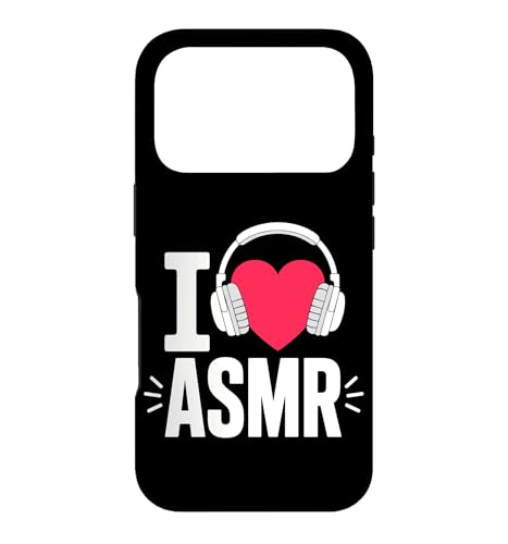 I Love ASMR �L���[�g �n�[�g �w�b�h�z�� �I�[�f�B�I �����b�N�X �X�}�z�P�[�X iPhone 17 Pro �p