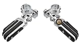 Motorcycle Highway Pegs Foot Pegs Fit Engine Guard Crash Bar 1-1/4" (32 mm) Or 1" (25.4mm) fits For