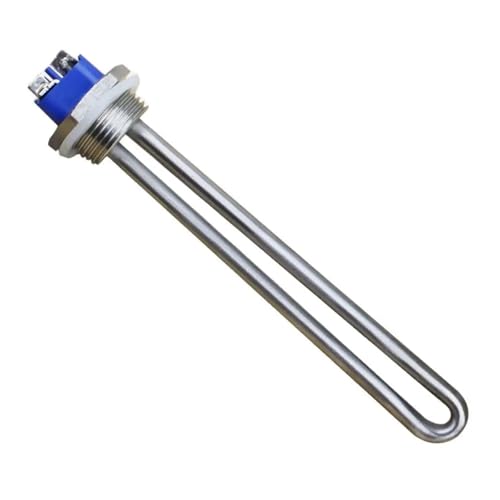 AYRTEGI VNJUGF Elemento Calentador de Agua de Acero Inoxidable DN25 con Rosca BSP de 1', 32 mm, 220 V, 500 W, 750 W, 1000 W y 1,5 Kw wanglan(220V 500w,with Accessory)