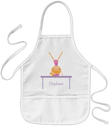 Maydays Personalized Gymnastics Balance Beam Adult 100% Polyester 20"x 15"Apron