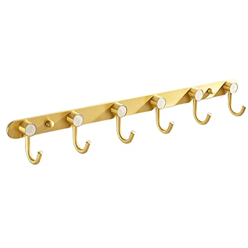 Percheros de pared Perchero de pared, gancho de pared de metal, gancho creativo para colgar en la pared, gancho de pared para entrada, dormitorio, cocina Perchas (color: C)
