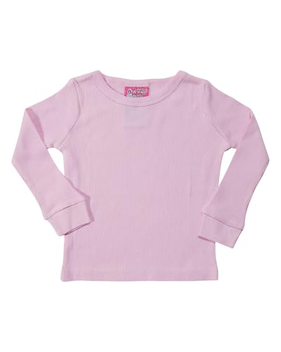 Sweet & Sassy Toddler Baby Girls Thermal Underwear Set - 4 Piece Warm Thermal Top and Bottoms Thermals for Kids (12M-4T)3