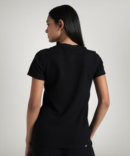 Image of PUMA Women Cotton Regular Fit T-Shirt