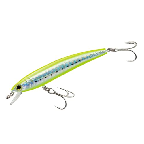 Yo-Zuri F1162-GHCS Pins Minnow Floating Diver Lure, Chartreuse, 70mm 2-3/4"