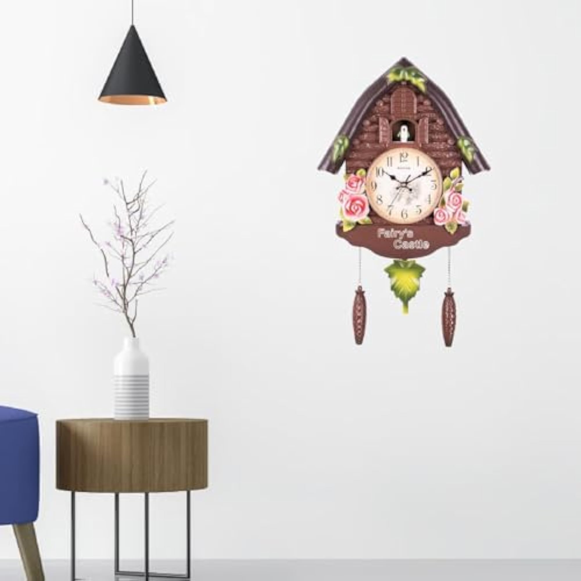Chiming Cuckoo Clock with Pendulum for Dining Room