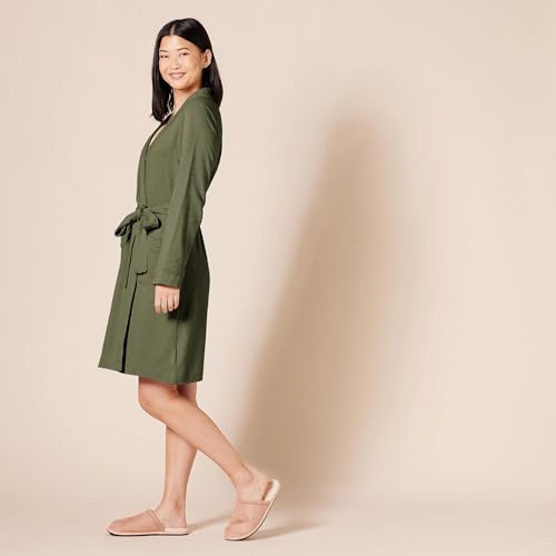 Image of Amazon Essentials Women's Lightweight Waffle Full-Length Bath Robe (Available in Plus Size)