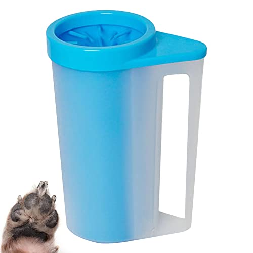 patas para cães,Copo pata cachorro silicone com escova limpeza | destacável para pés cães e gatos, c