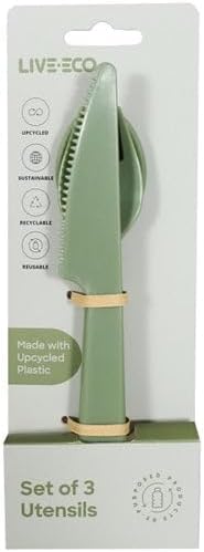 Utensil 3-Piece Set, Green