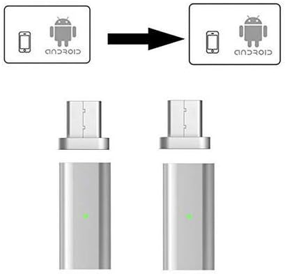Micro USB to Magnetic Micro USB Adapter,GARAS Magnetic Adapter for Android Device(2packs)
