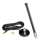 HanOaki Magnetic Base Helium Miner Antenna 915MHz For LoRa Industrial IoT, Fiberglass With Vertical Polarization And N Male Connector For Reliable Data Transmission