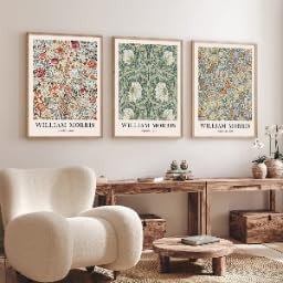 Affiches rétro sur toile au design végétal raffiné pour décoration d'intérieur de prestige