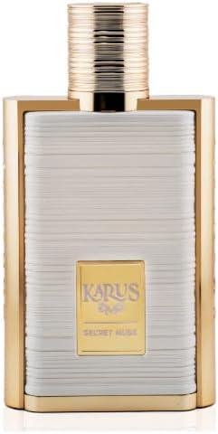 Khadlaj Karus Secret Musk Eau de Parfum Spray for Unisex, 3.4 Ounce