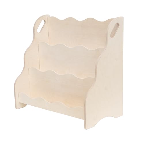 MAMOI Libreria e mobile portaoggetti per bambini, mensola da parete, mensola da golf Montessori per cameretta dei bambini, mensola in legno e mobili per bambini