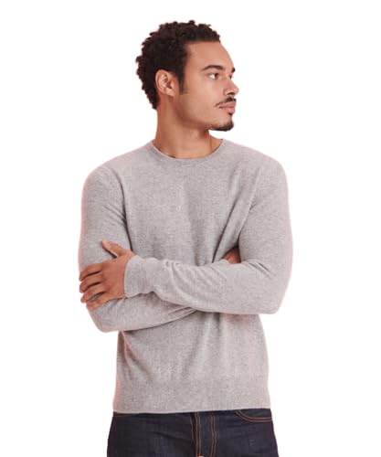 NAADAM The Original Cashmere Crewneck Sweater,Cement,M