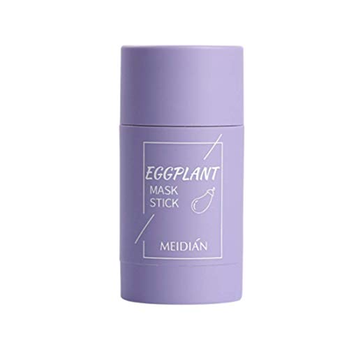 Eggplant Purifying Clay Stick Mask, Face Moisturizes Oil Control, Deep Clean Pore, Improves Skin,for All Skin Types Men Women