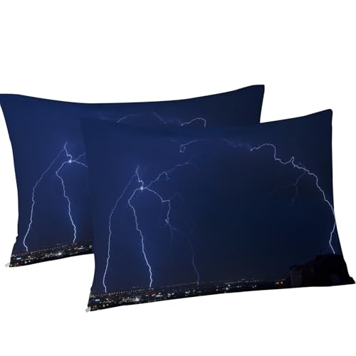Housse de couette 240 x 260 cm en microfibre douce anti-plis avec fermeture éclair - 8