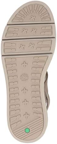 Timberland Women's Safari Dawn 2-Band Sandal, Taupe Nubuck, 10 | Image 6