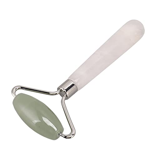 LDAUYZLING Rodillo de Jade hecho a mano para apretar la piel finamente pulido reducir la hinchazón rodillo masajeador facial cuidado de la piel - imagen 6