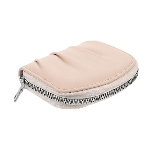 BESPORTBLE Leather Card Holder Wallet for Men Small Travel Holder Semi-rigid Card Slots Multi-card Wallet Coin Purse