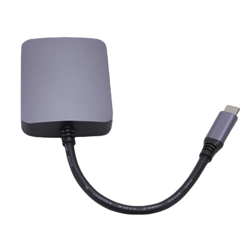 Estación de acoplamiento USB C ideal para mejorar el orden en escritorios de oficina