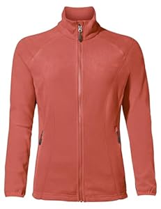 VAUDE Rosemoor Fleecejacke für Damen - Warme & Nachhaltige Fleecejacke aus recyceltem Polyester, Zip-In-Funktion, Kordelzug, Wandern & Freizeit