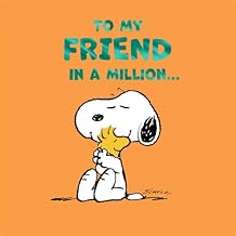 Cards Hallmark Peanuts Snoopy Friend Birthday Thank You Friendship To My Friend in a million...