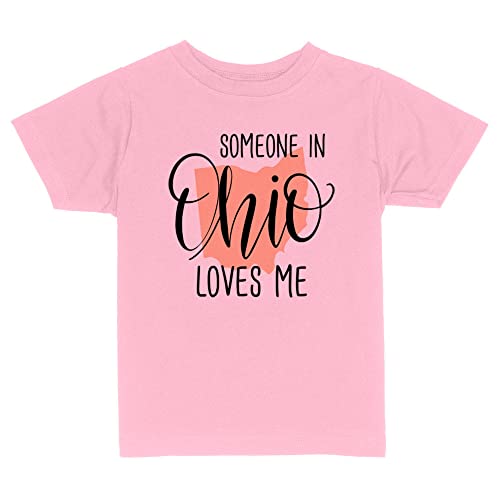 Someone in Ohio Loves Me State Toddler Kids T-Shirt
