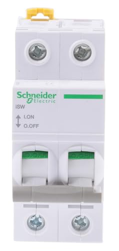 Schneider Acti9 iSW interrupteur-sectionneur 2P 40A 415VAC A9S65240 commande modulaire