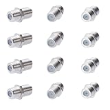 Cctv4Less F81 F-Type Female to Female Coupler, 4GHz RG6 Coaxial Cable Extension Connector Adapter for TV and Satellite - 20 Pack