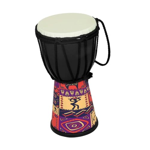Djembé africain 10 cm tambour à main en bois pour enfant