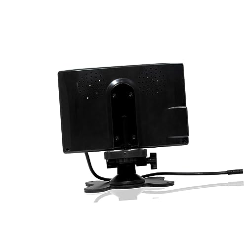 STOBAZA Car Headrest Monitor LCD Screen 7-inch -LCD Remote Control Video Input Hard Plastic Stand