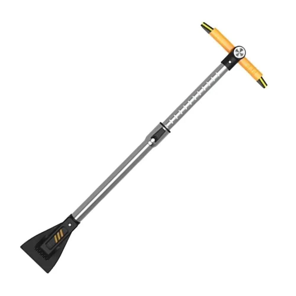 Rascador de Hielo para Coche Quitanieves Extensible Pala De Nieve Ajustable Herramienta Barredora De Hielo Quitanieves Cepillo para Coche SUV RV Rascadores de Hielo para Coche(B)