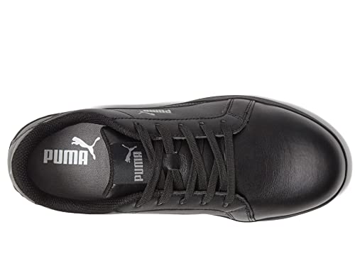 Image of PUMA Women's Safety Herwnspu P Industrial Shoe, Black Smooth Sd, 9.5