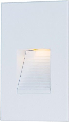Maxim 58002WT Path Outdoor Pathway LED Step Landscape Light, 1-Light 4 Watt, 5"H x 3"W, White